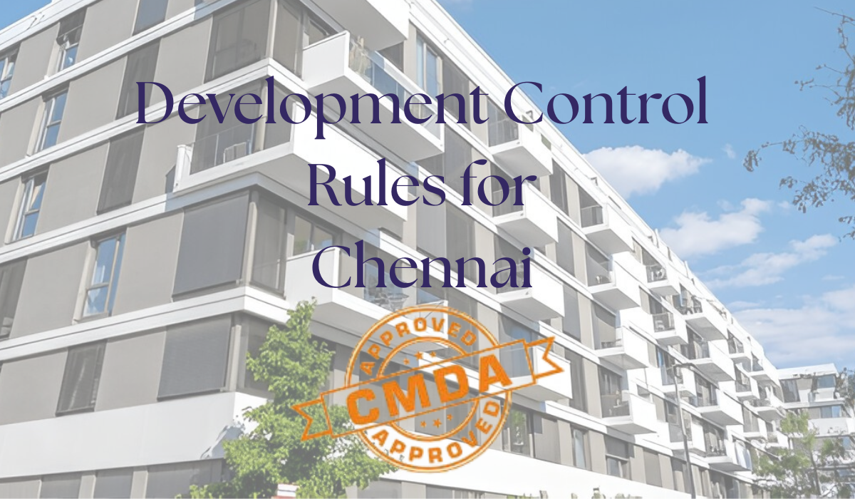 Development Control Rules for Chennai